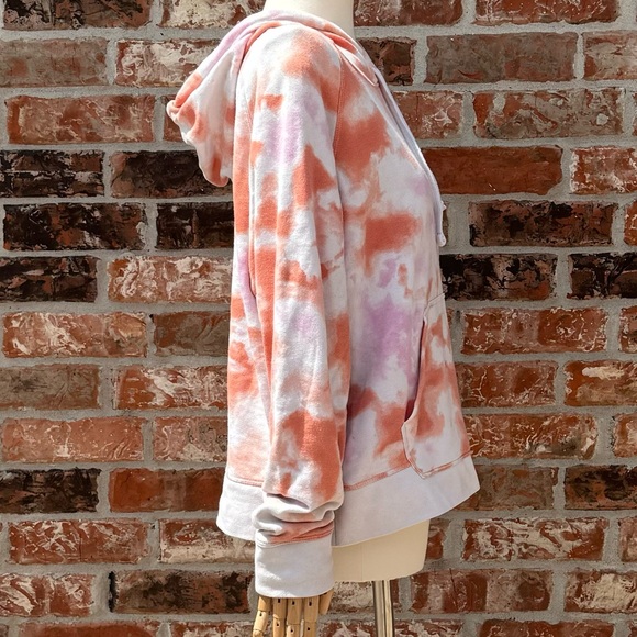 Champion orange tiedyed hoodie sweatshirt / L / Excellent condition - Picture 5 of 13